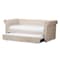 Baxton Studio Mabelle Modern Beige Trundle Daybed 134-7325 - alternate 3